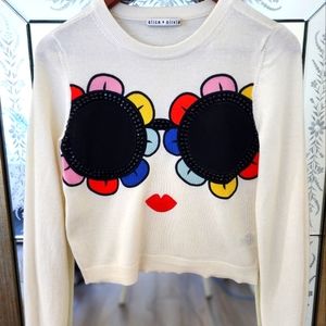 Alice+Olivia Stace face Sweater